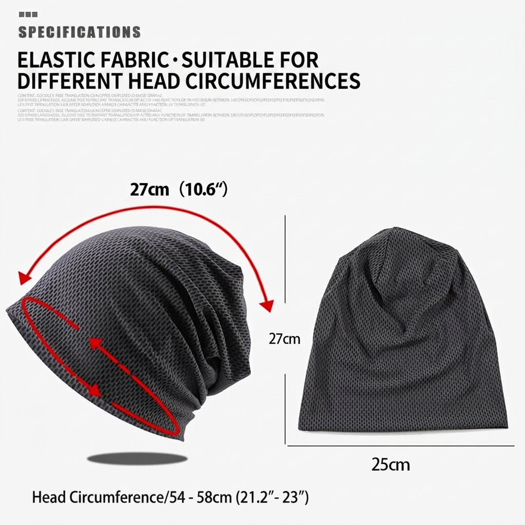 Breathable Mesh Running Beanie - Running Cap Mesh incelemesi ve fiyatı