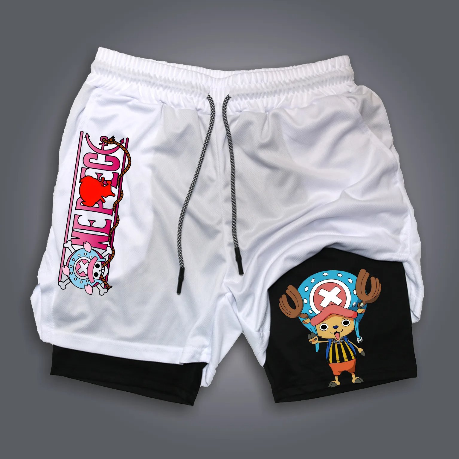 One Piece Anime Mens Gym Short - Running Cap Mesh incelemesi ve fiyatı