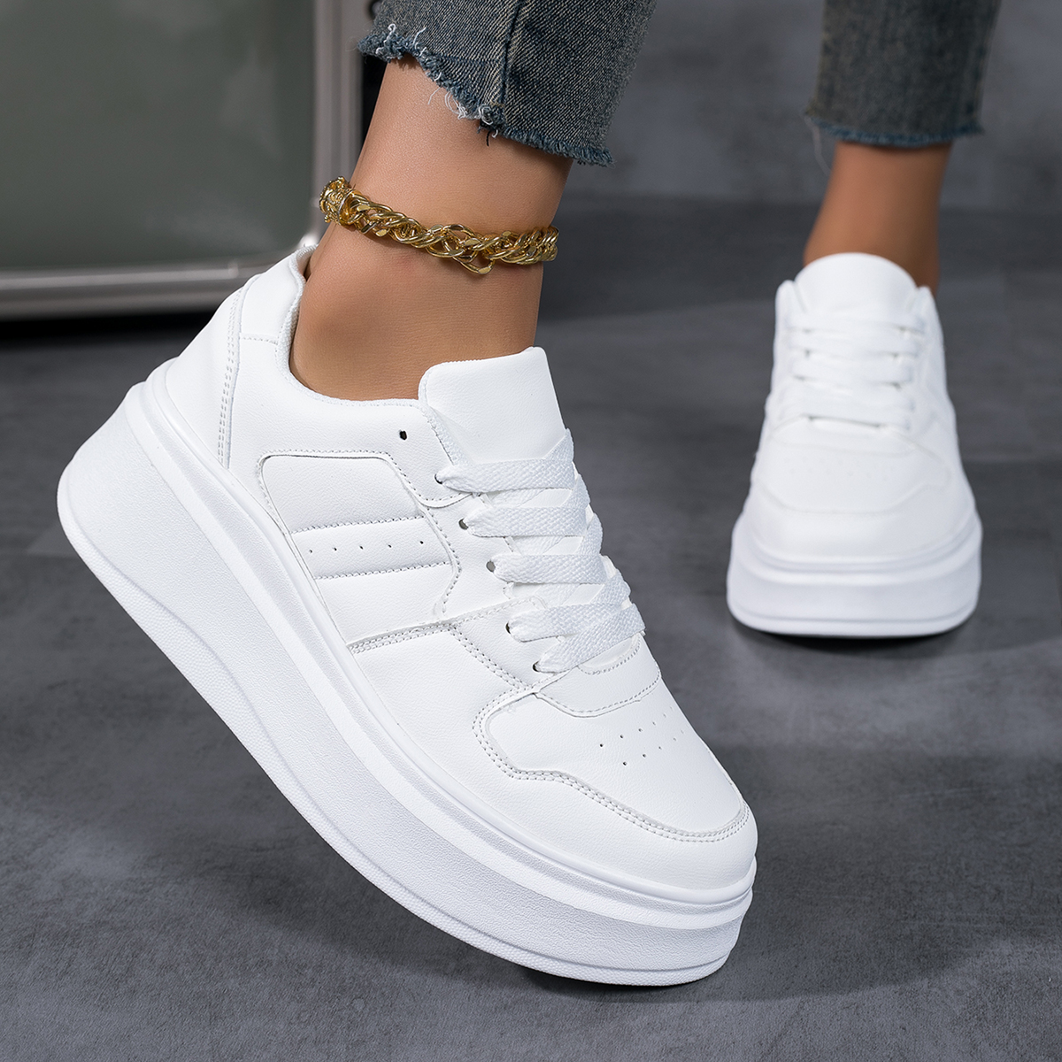 Women's Vulcanize Shoes Flat C - Running Gear Woman incelemesi ve fiyatı