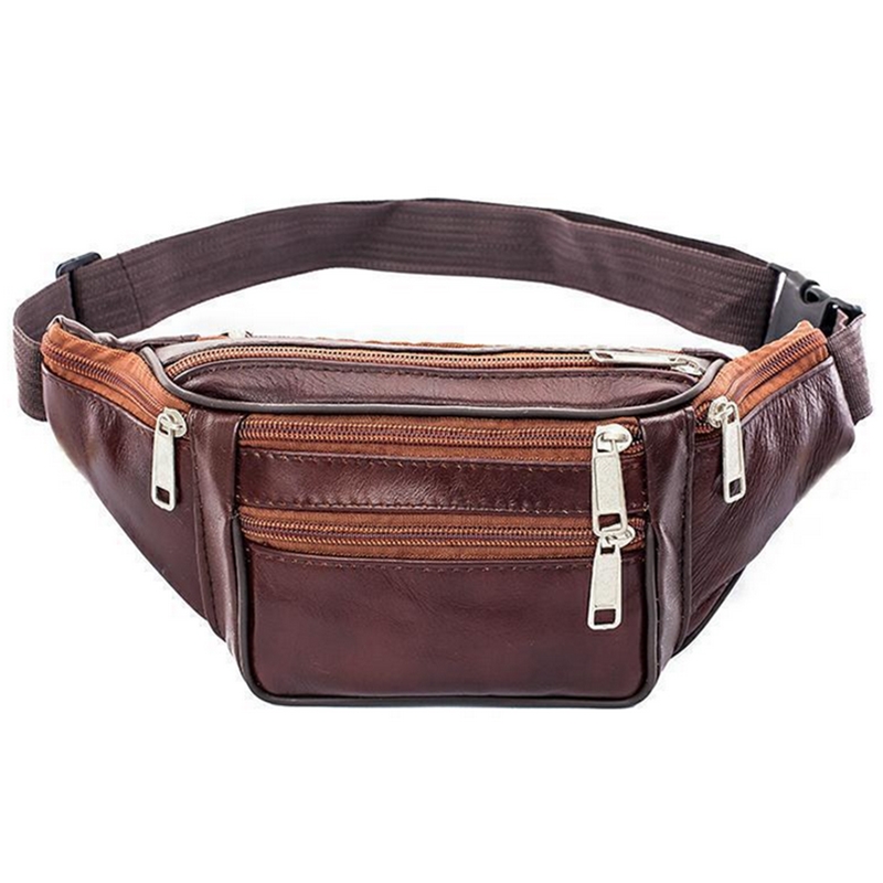 Leather Men Waist Chest Bag Th - Running Gear Holder incelemesi ve fiyatı